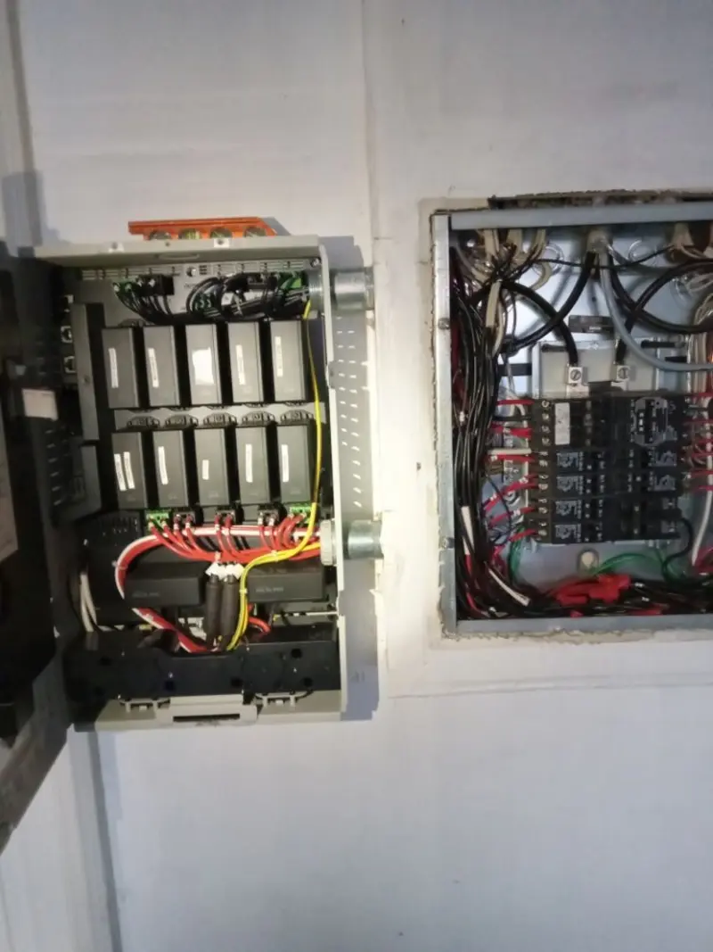 Electrical panel upgrade completed for Ring Doorbell Installation in Palmetto Bay
